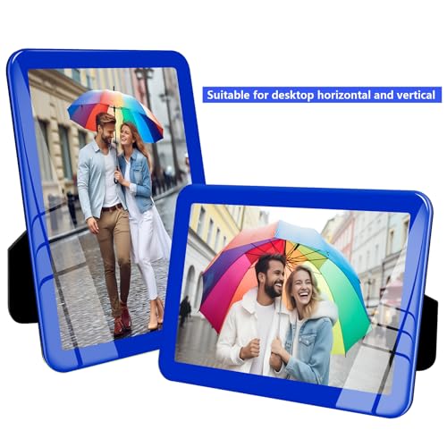 Bluesun 4x6 Picture Frame Blue,Vertical & Horizontal Wall & Tabletop - color: Blue, size: 4x6 （1 Pcs）
