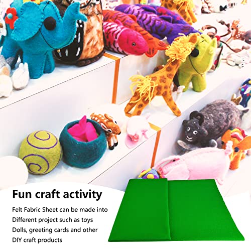 Jtnohx Color Felt Sheets 1 Square Yard Craft Felt Fabric Forest Green 1.4mm - color: Forest Green