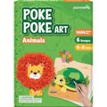 jackinthebox Poke Art Animals Crafts Kits for Kids, Boys & Girls, Ages 4-8 - style: Animals