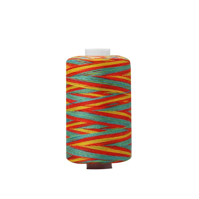1000 Yard Multicolor Gradient Sewing Thread Colorful Embroidery Thread DIY Craft Spools Garment Accessory - style: #10