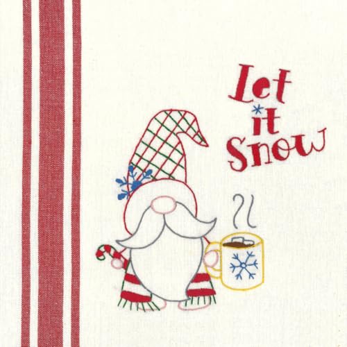 Aunt Martha's Gnome of the Month #415 Embroidery Iron on Transfer Pattern