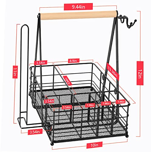 Grill Caddy BBQ for outdoor grill Utensil Picnic Caddy for Grill Camping