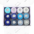 Rhapsody Pearl Cotton Thread Size 8 Crochet Thread Perle 12 Balls Egyptian Cotton Mercerized Hand Knitting, Embroidery, Sashiko, Cross-Stitch, Sewing, Needlepoint, DIY, Quilting (Set Persian Jewel) - color: SET Persian Jewel