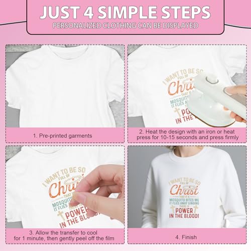 Rngmsi Dtf Transfers Ready to Press - 20 Pcs Christian Iron on Patches for T-Shirts, Bible Verse Iron on Stickers, Religious Heat Transfer Vinyl Decals for DIY Fabric Clothes Decor - style: Christian