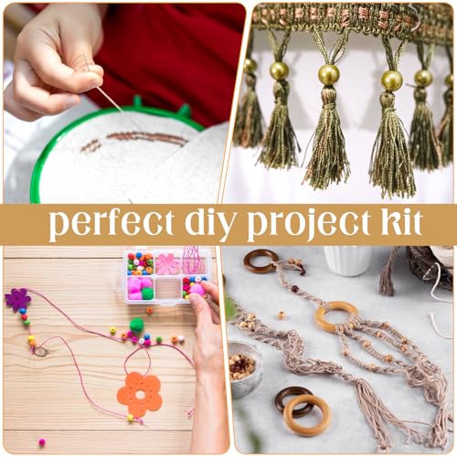 18 Pcs Friendship Bracelet String, Rainbow Embroidery Floss, Numbered Cross Stitch Thread for Bracelet Making Yarn, Craft Floss