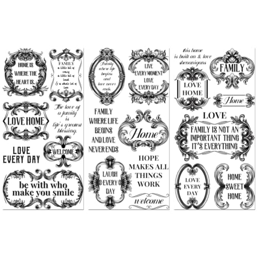 Peacoblue Ornamental Letter Rub On Transfers for Furniture Craft 6"x12" - style: Ornamental Letter