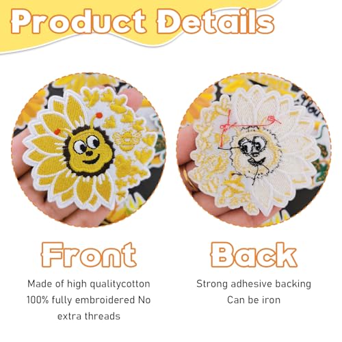 15Pcs Positive Affirmations Iron on Patches, Campus Theme Embroidered Patch, Jacket Patches Iron on - color: AZXK-05