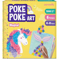 jackinthebox Poke Art Magical Flower Pressing Craft Kit for Girls, Ages 4-8 - style: Magical