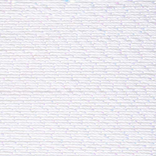 Aunt Lydia's Metallic Size 10 Crochet Thread, White/Pearl, Single - color: White/Pearl, size: Size 10