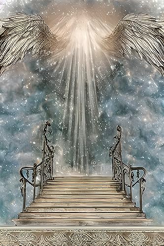 Moohue 14CT Stamped Cross Stitch Kits for Adults Beginners Angel WingsCounted Cross Stitch Kits for Adults Advanced (Angel's Wings) - color: Angel's Wings