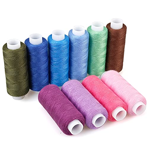 CiaraQ Sewing Thread Kit, 30 Colors Polyester 250 Yards per Spool