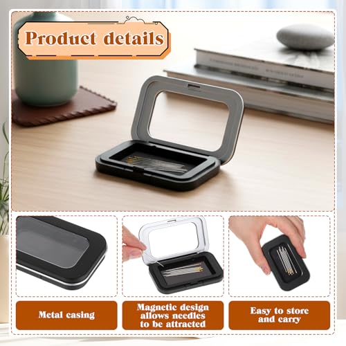 Needle Holder Magnetic Case Sewing Pin Storage Boxes, 1Pcs