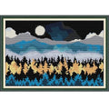 Svarog 14CT Stamped Cross Stitch Kit for Beginners - Easy & Stylish DIY Embroidery with Simple Patterns, Ideal for Women’s Relaxation | Moon Valley | 15.8 x 11 inch - color: Moon Valley 15.8 x 11 inch