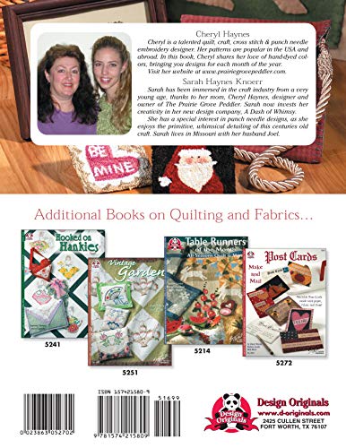 Punch Needle: Embroidery and Wool Work (Design Originals) Beginner-Friendly Step-by-Step Projects for Stunning Dimensional Effects with One Simple Stitch; Accent Purses, Coasters, Framed Art, & More