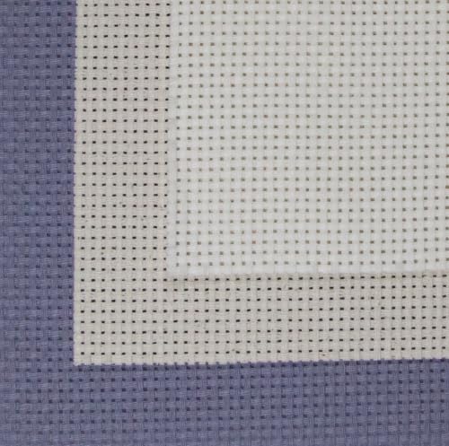 KCS 3 pc of 15" x 18"(38cmx45cm) 11 Count Cross Stitch Cotton Aida Cloth Needlework Rolled Fabric Box,11CT,Antique White+Oatmeal+Light Steel Grey - color: Antique White+oatmeal+light Steel Grey, size: 11CT