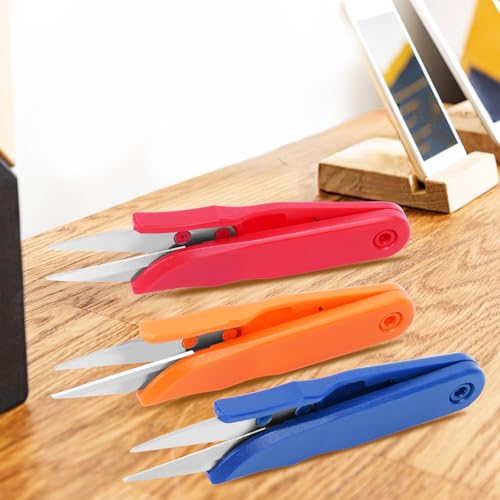 UCEC 12Pk Thread Snips, Yarn Scissors for Crocheting & Embroidery Sewing - color: 12pack 3color