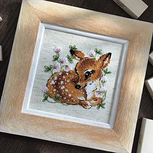 RIOLIS 1777 Little Deer Counted Cross Stitch Kit 5 x 5 in - style: Little Deer 1777