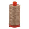 Aurifil A1050-5010 Solid 50wt 1422yds Blond Beige Mako Cotton Thread - color: Blond Beige