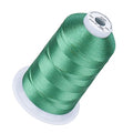 Simthread 5000M 40WT Polyester Embroidery Thread, Dark Seafoam S050 - color: DarkSeafoamS050