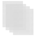 Caydo Plastic Canvas Sheets, 4 Pieces 7 Count 10.5 X 13.5 Inch Plastic Mesh - color: Clear White - 4pcs