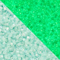John Bead 25g Cylin Beads Turquoise Glow in Dark AB 11/0 Glass Cylindrical Seed Beads for Jewelry Bracelets Necklaces Earrings Making Embroidery - color: Turquoise Glow in Dark AB