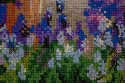 RIOLIS 1669 Windowsill with Flowers Cross Stitch Kit 15.75 x 9.75 in