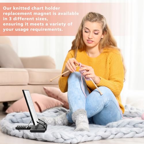 Flutesan Magnetic Pattern Holder Knitting Cross Stitch,11.22 x 7.28 Inches - size: 11.22 x 7.28 Inch