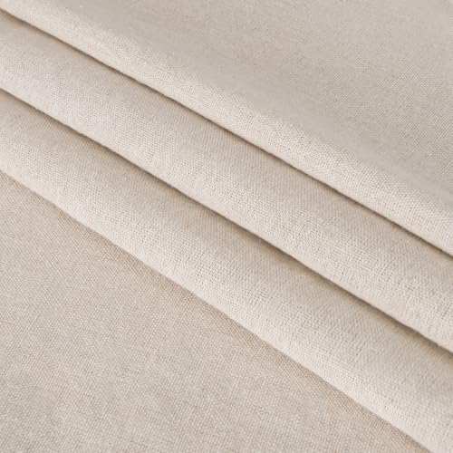 20 PCS Linen Natural Color Embroidery Fabric Pre-Cut - color: Natural Color 20 Pcs