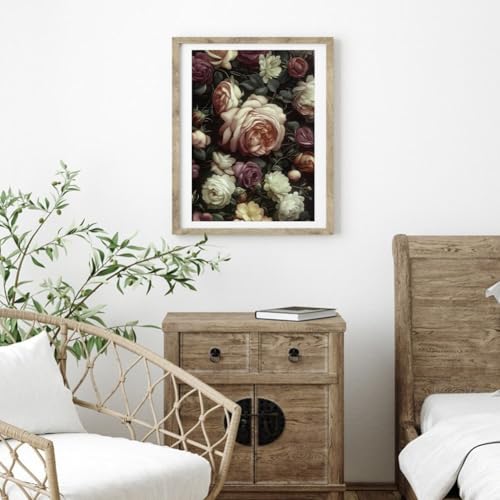 3 Sheets Vintage Moonflower Rub on Transfers for Crafts, 12×6in - style: Vintage Moonflower