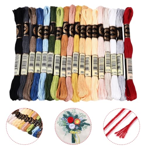 157.5 Yards Colorful Cross Stitch Floss for Hand Sewing Making - color: Basic Colorful