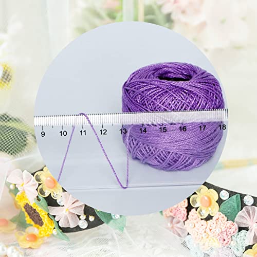 Soft 20 Colors Classic Crochet Thread 20 Pack,100% Cotton (Dark Topaz-728-725) - color: Dark Topaz Series