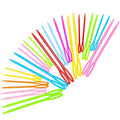 Hekisn Large-Eye Plastic Sewing Needles, Colorful Safety Lacing Needles, 3 Different Sizes Yarn Sewing Needle, Learning Needles for DIY Sewing Handmade Crafts 3.5 & 2.76 & 2.1 inch (30 Pieces) - size: 30 Pieces