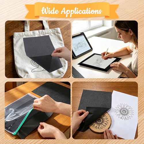 240 Sheets Carbon Paper for Tracing, A4 (8.3 x 11.7 Inch), Black