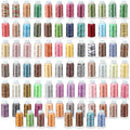 80 Colors Variegated Polyester Embroidery Machine Thread Kit 500M (550Y) Each, 40WT Variegated Rainbow Thread for Sewing Machines, Hand Sewing, Embroidery, Serger