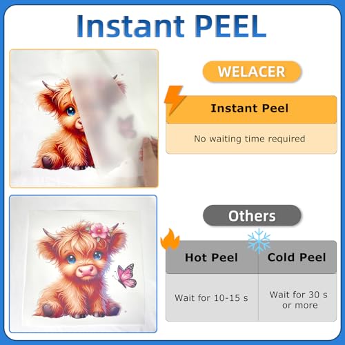 DTF Transfer Film A4 100 Sheets,Double-Sided Thick Matte Pretreat Sheets - size: A4 100 Sheets