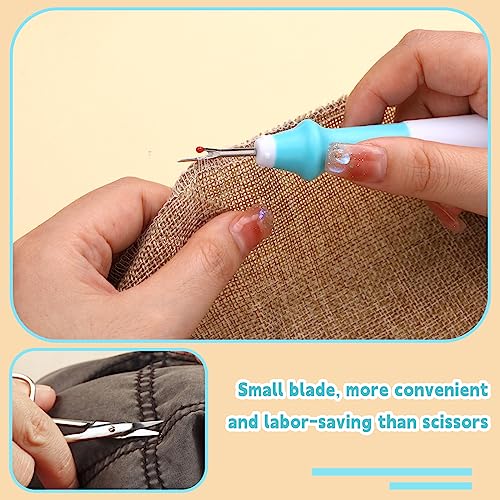 Seam Ripper, 5 PCS Green Seam Rippers for Sewing, Stitch Remover Tool - color: Green