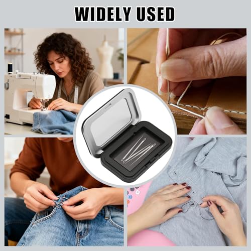 Tatibana Sewing Needle Storage Box, with Acrylic Lid, for Sewing Crafts
