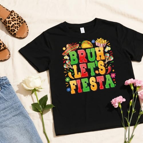 30Pcs Mexico Cinco De Mayo Dtf Transfers Ready to Press Let's Fiesta Bow Iron on Transfers for Tshirts Tequila Tacos Nachos Hat Heat Transfer Vinyl Stickers for Clothing Pillows Bag DIY Crafts - color: Cinco De Mayo