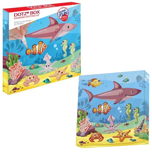 DIAMOND DOTZ in The Ocean Animal Diamond Painting Kit for Adults with Gems - color: DOTZ in the Ocean