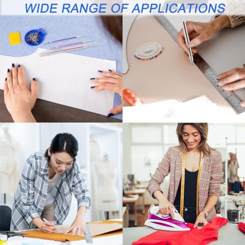 4 Pcs Heat Erasable Pens for Fabric with 60 Refills, Fabric Marking Pens