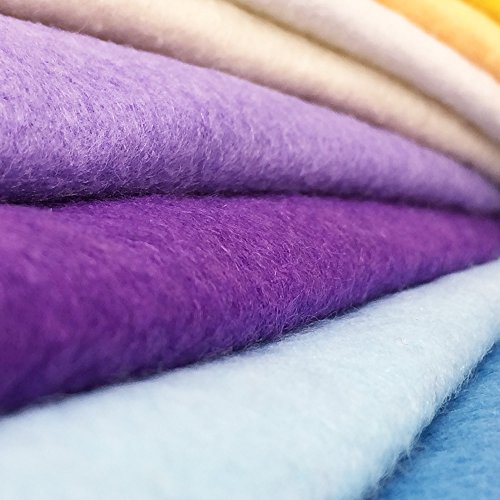 24pcs Thick 1.4mm Soft Felt Fabric Sheet Assorted Color Felt Pack DIY Craft Sewing Squares Nonwoven Patchwork (20 * 30cm) - size: 20*30cm