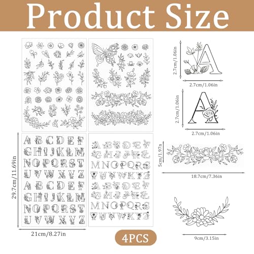 114 pcs Water Soluble Embroidery Patterns - style: C