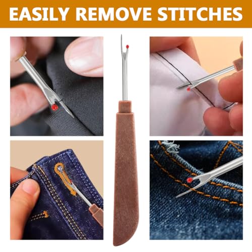 37 PCS Sewing Kit, Big Eye Steel Sewing Needle for Hand Sewing