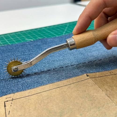 KEARING 7.4" Needle Point Tracing Wheel - Leather Stitching Spacer Tool