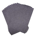 50 Sheets Graphite Transfer Tracing Carbon Paper (9 x 13 Inch) - for Drawings and Photos onto Wood Fabric Metal Canvas Paper - Black