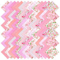 84 Pcs Pink Precut Quilting Cotton Fabric Squares 8 x 8‑Inch - color: Pink, size: 8″