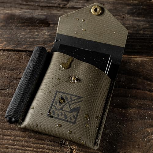 Rite in the Rain Monsoon On-the-Go Wallet, 3 3/8” x 3 ¾”, TPU fabric, Pen Holder (No. C971) - style: Wallet Kit
