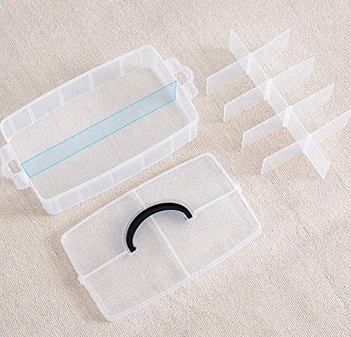 Sooyee 5 Layers Stackable Storage Container Clear - color: Clear, size: 5 Tier