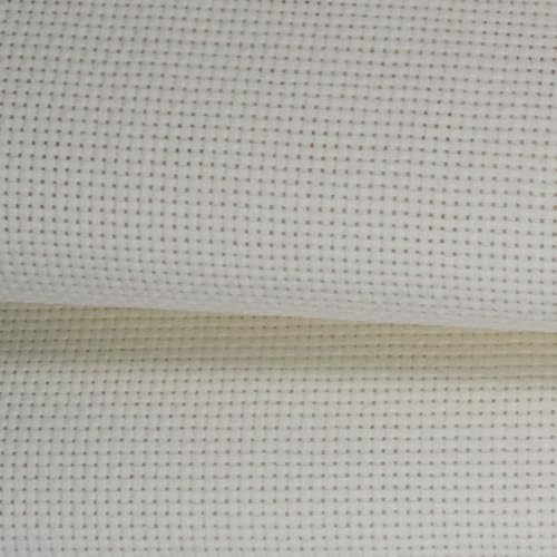KCS 2 pc of 15" x 18"(38cmx45cm) Counted Cross Stitch Cotton Aida Cloth Needlework Fabric Box (Antique White, 11CT) - color: Antique White, size: 11CT