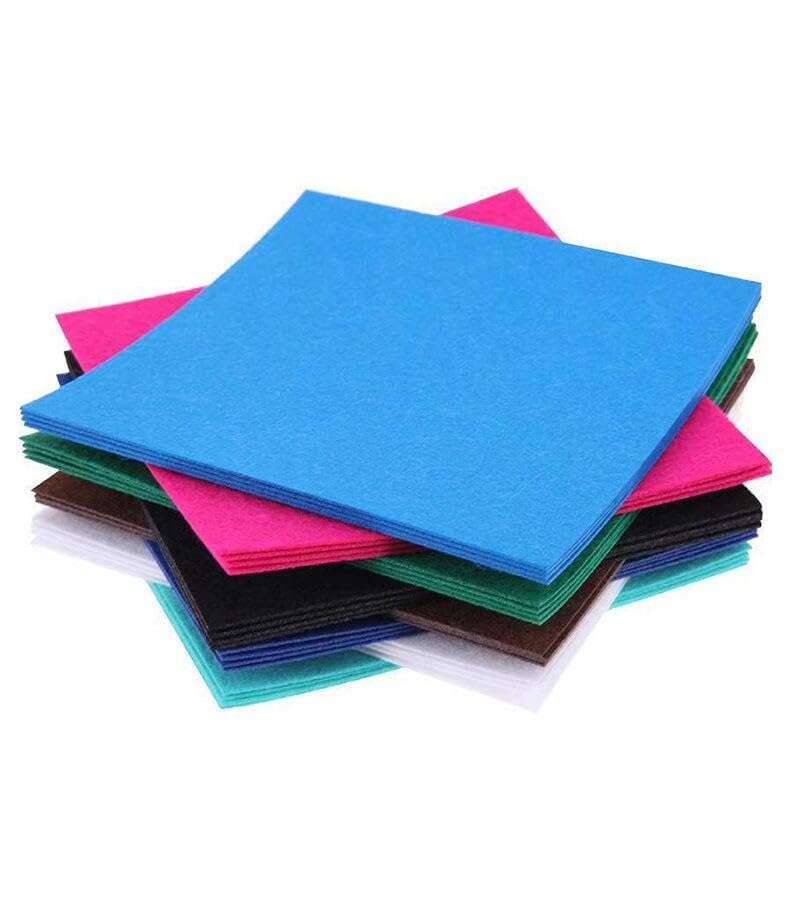 YYCRAFT Thick Stiff Felt Sheets Thick Felt 9 Inch X 12 Inch (Thickness:3.2mm) - 10 Pcs Pack, Hot Pink - color: Hot Pink